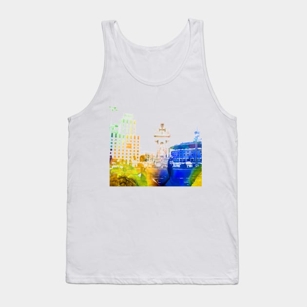 Barcelona Catalonya Square Tank Top by big_owl